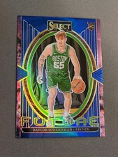 2024-25 Panini Select - Baylor Scheierman RC Select Future Blue Prizm 04/75