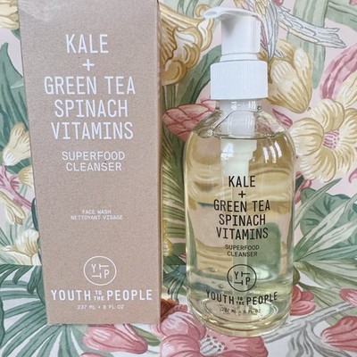 Youth to the People Kale Green Tea Spinach Vitamins Superfood Cleanser 8oz NIB
