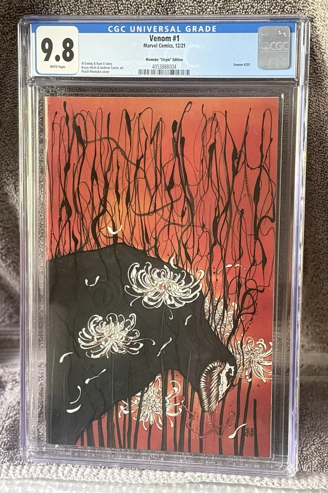 VENOM 1 PEACH MOMOKO 1:100 VIRGIN VARIANT CGC 9.8 Marvel Comics - Image 3 of 4