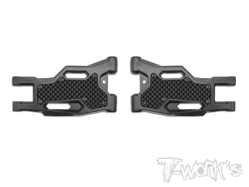 TO-246-D8EVO-F1.5 T-Works Rinforzi Carbonio Bracci 1.5mm Ant. HB Hot Bodies D8 - Immagine 2 di 2