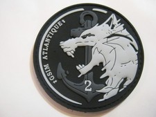 ECUSSON PVC DES COMMANDO MARINE FUSILIERS MARINS GSIM ATLANTIQUE 2° GRP