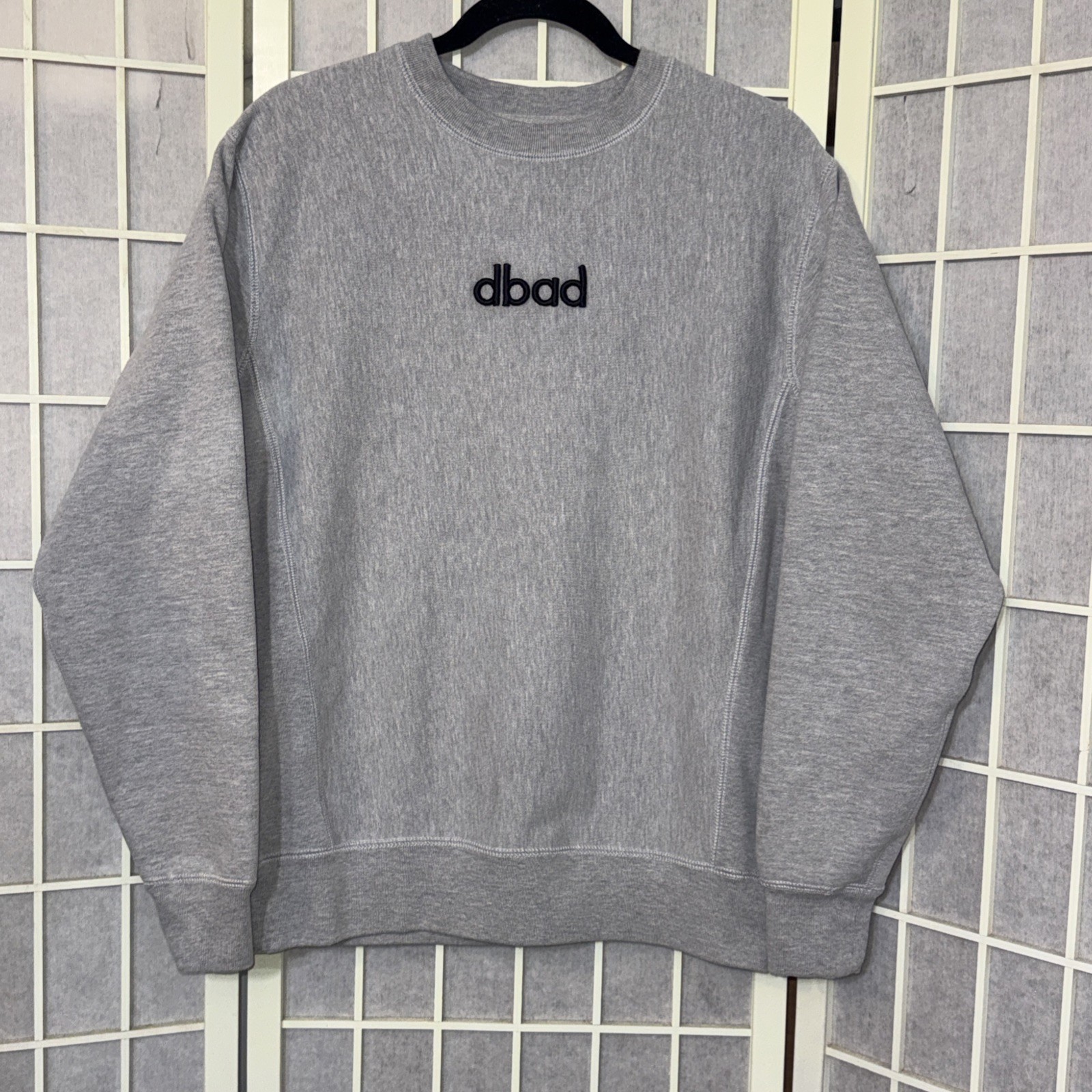 DBAD Don’t Be A Dick Gray Crewneck Sweatshirt Independent Trading Co Unisex Smal