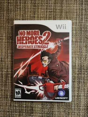 No More Heroes 2: Desperate Struggle (Nintendo Wii) Case, Disc, Manual Ex Cond
