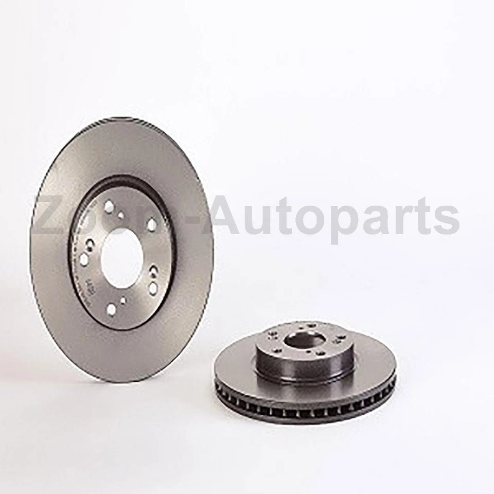 Rotores de freio dianteiro traseiro Brembo OE para 2005-2009 2010 2011 2012 Honda Accord - Imagem 3 de 4