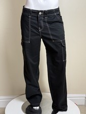  139 True Religion Women  s Military Cargo Jeans Sz 29    B.194 