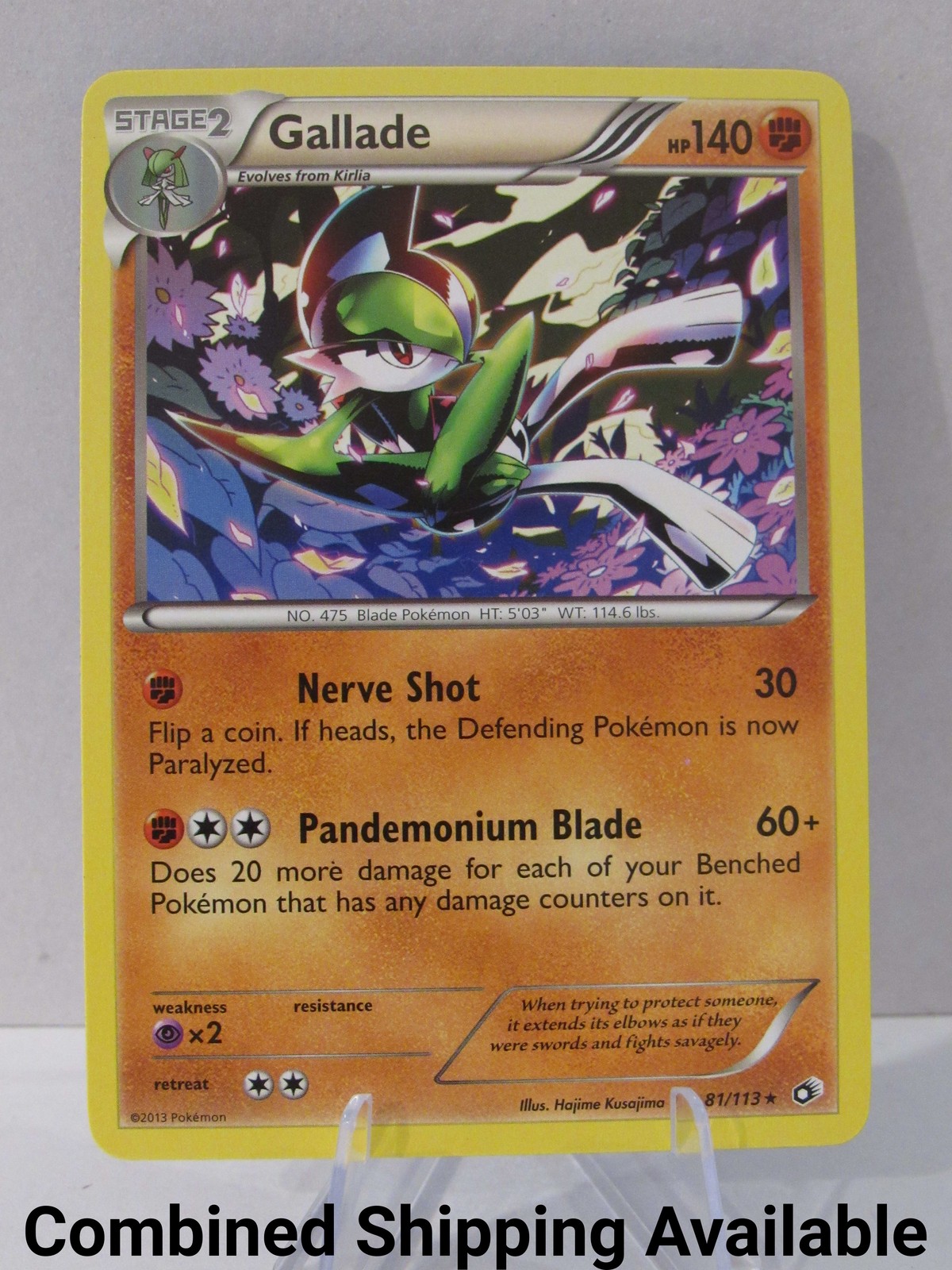 Gallade 81/113 Legendary Treasures NM English 17450
