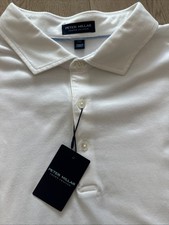 Peter Millar Crown Crafted Tailored Fit Polo Shirt Mens Size 2XL White NWT 160-