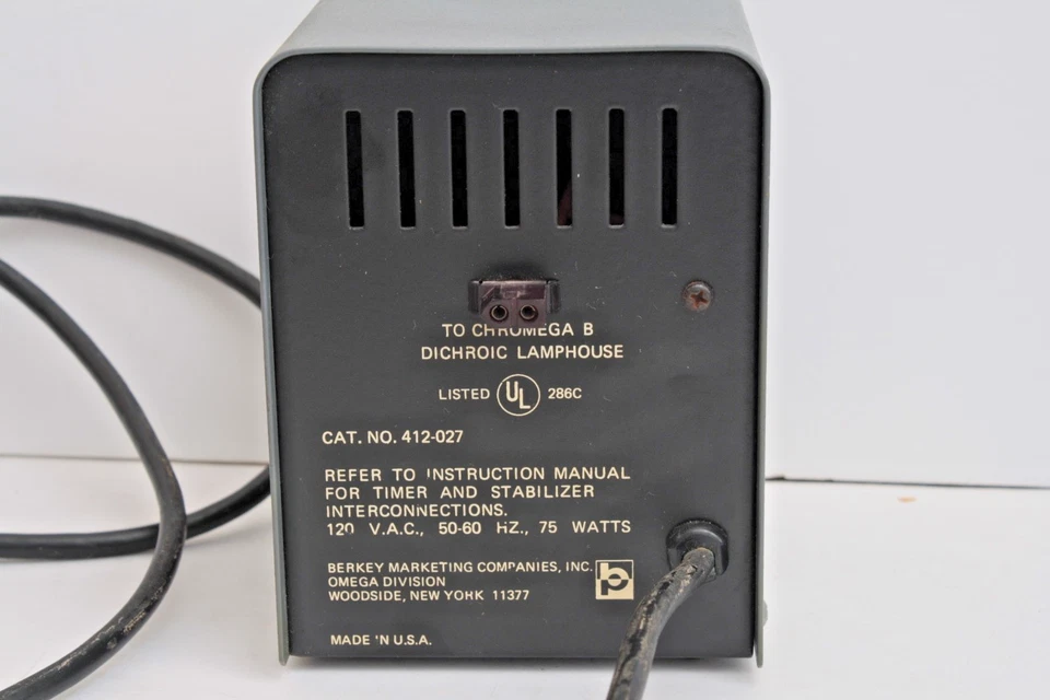 Fuente de alimentación dicroica Omega Chromega B salida de 2 pines 412-030 Foto 4 de 4