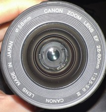 Canon EOS EF Ultrasonic 28-80mm Zoom Lens.