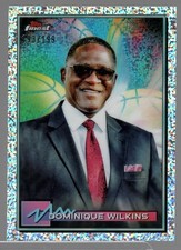 2021 Topps Finest Basketball Dominique Wilkens Silver Speckle Refractor /199