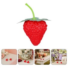 100 Pcs Artificial Decorative Fruit Strawberry Table Centerpiece