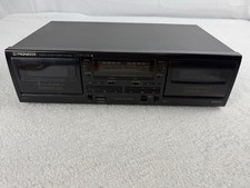 Pioneer CT-W205R Dolby Stereo Dual Cassette Deck TESTED Works  No Fast Forward