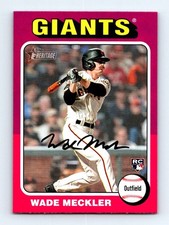 #179 2024 Topps Heritage / Wade Meckler RC San Francisco Giants