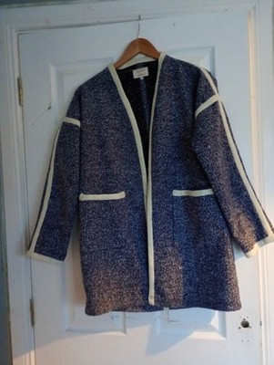 Graue Strickjacke von Numph Größe M