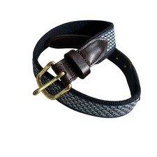 VINEYARD VINES Boys Whale Print Blue Belt Size 24