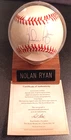 NOLAN RYAN Autographed Baseball MLB American League NICE w/ COA
