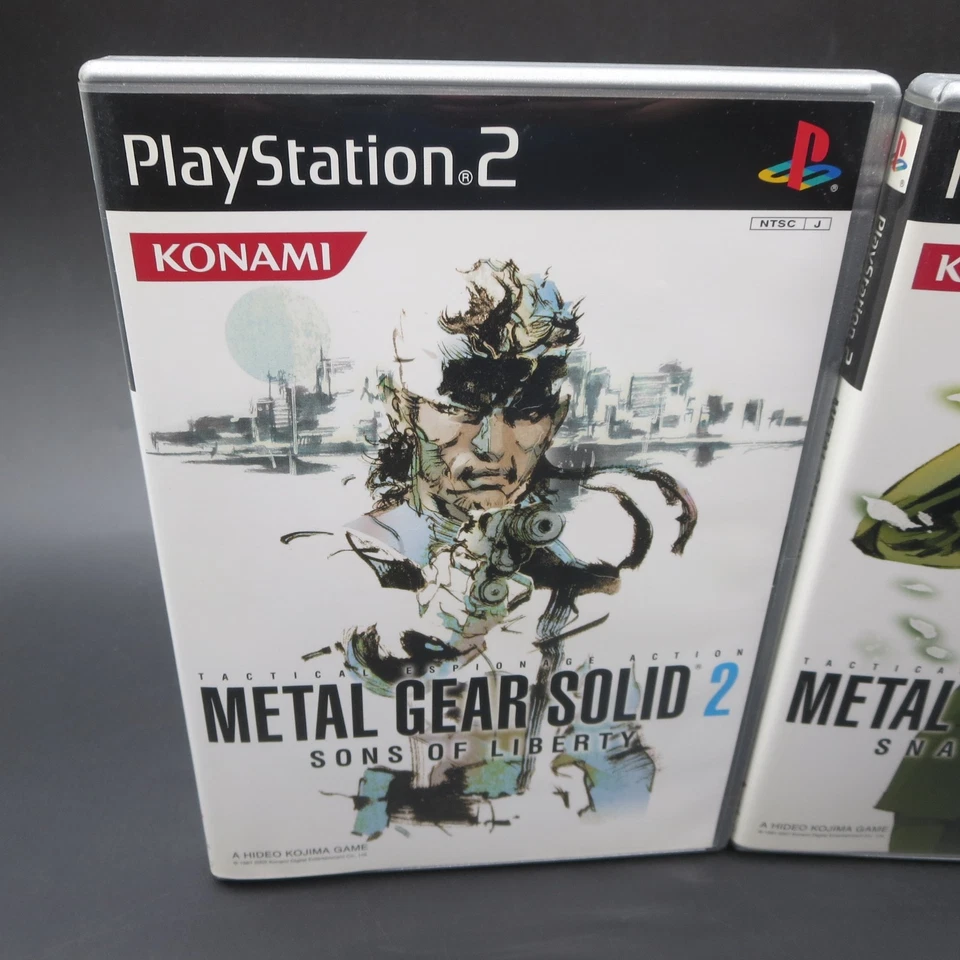 Metal Gear Solid  2 3 Sons of Liberty Snake Eater PS2 with Manual Japanese - Image 4 of 4
