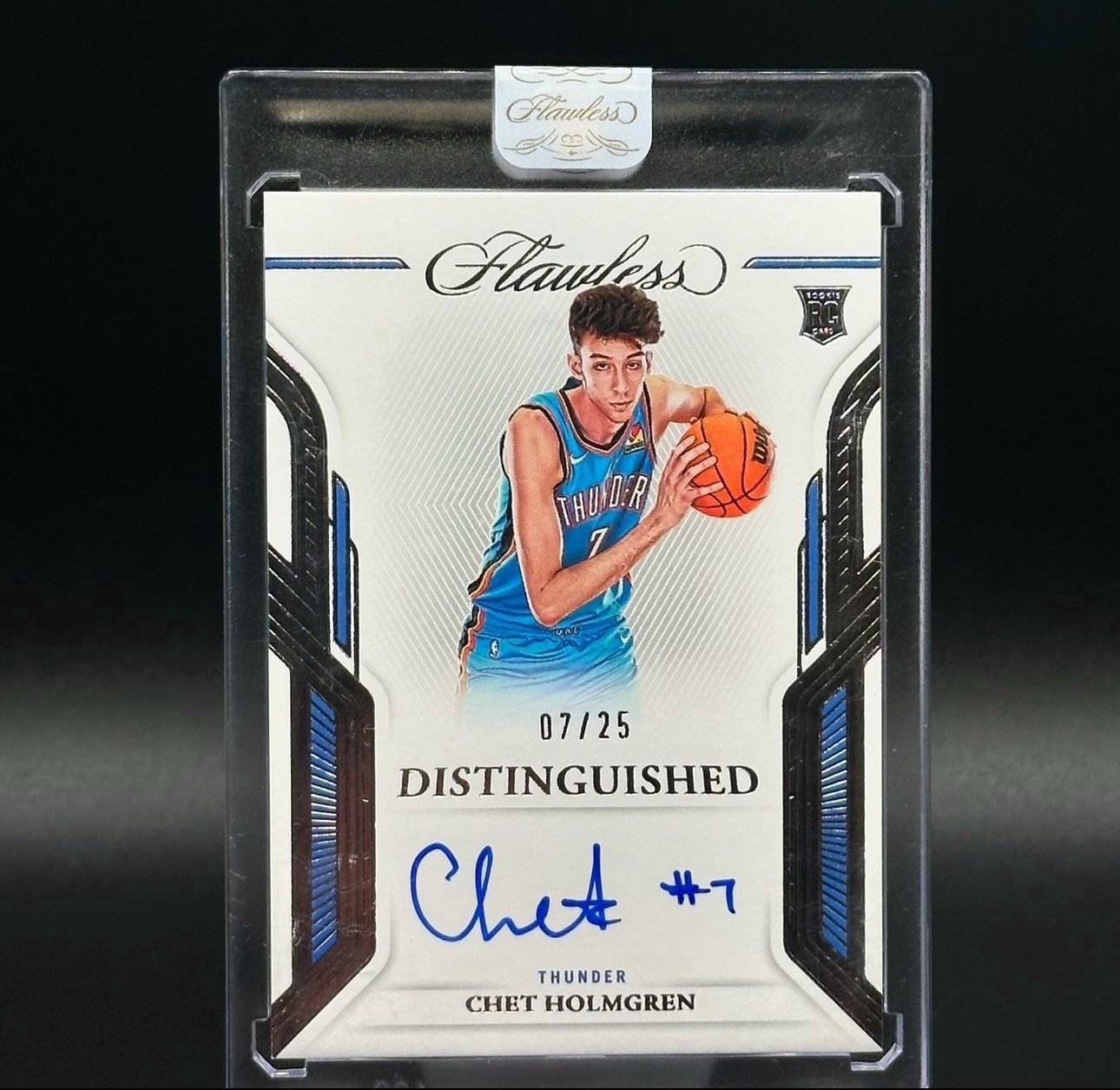 2022 Flawless Chet Holmgren Distinguished Rookie Auto JERSEY # (7/25)