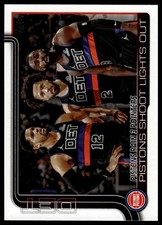 2025-26 Topps Pistons Rain 3 Pointers: Pistons Shoot Lights Out #279