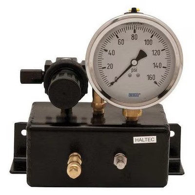 Haltec Gcs-A Analog Gauge Check Station, 160 Psi