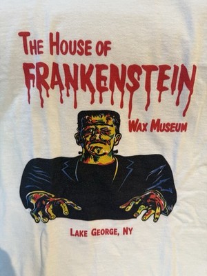 House Of Frankenstein Wax Museum T Shirt - XL  Gildan - In Stock