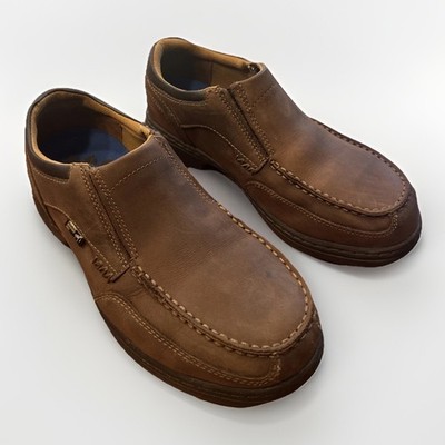 TIMBERLAND PRO Bran Branston Steel Toe Shoes Mens 11 W Brown Suede ESD Slip-On Amazon.com | Timberland PRO Men main image 4