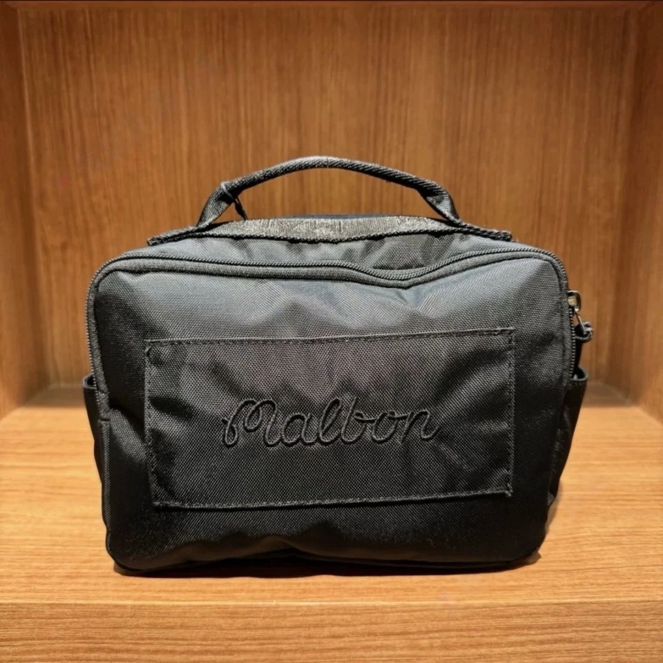 Malbon Golf Shoulder Bag Handbag Multiple Storage Spaces Zipper Closure - Image 4 of 4