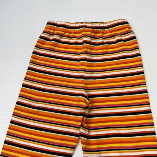 Halloween Pant Girl Small 6 Stripe Stretch 21x18 Party Costume Holiday Core No - Picture 2 of 11