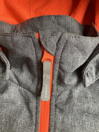 Chaqueta ICEPEAK Softshell 176, capucha desmontable, chaqueta exterior, gris, barra luminosa - Imagen 3 de 7