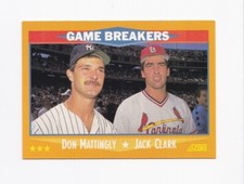 Click to enlarge Don Mattingly / Jack Clark