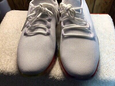 Wanted Women's “Affinity” White w/ rainbow sole Athletic