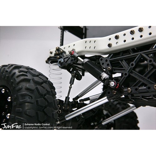 RC 1/10 TRUCK Fahrwerk ZERO SHOCK 104MM SHOCKS Aluminium schwarz (4 Stück) gm20204 - Bild 9 von 10