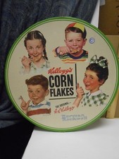 Set of Four [4] Norman Rockwell Kelloggs in box cereal cups set great condition