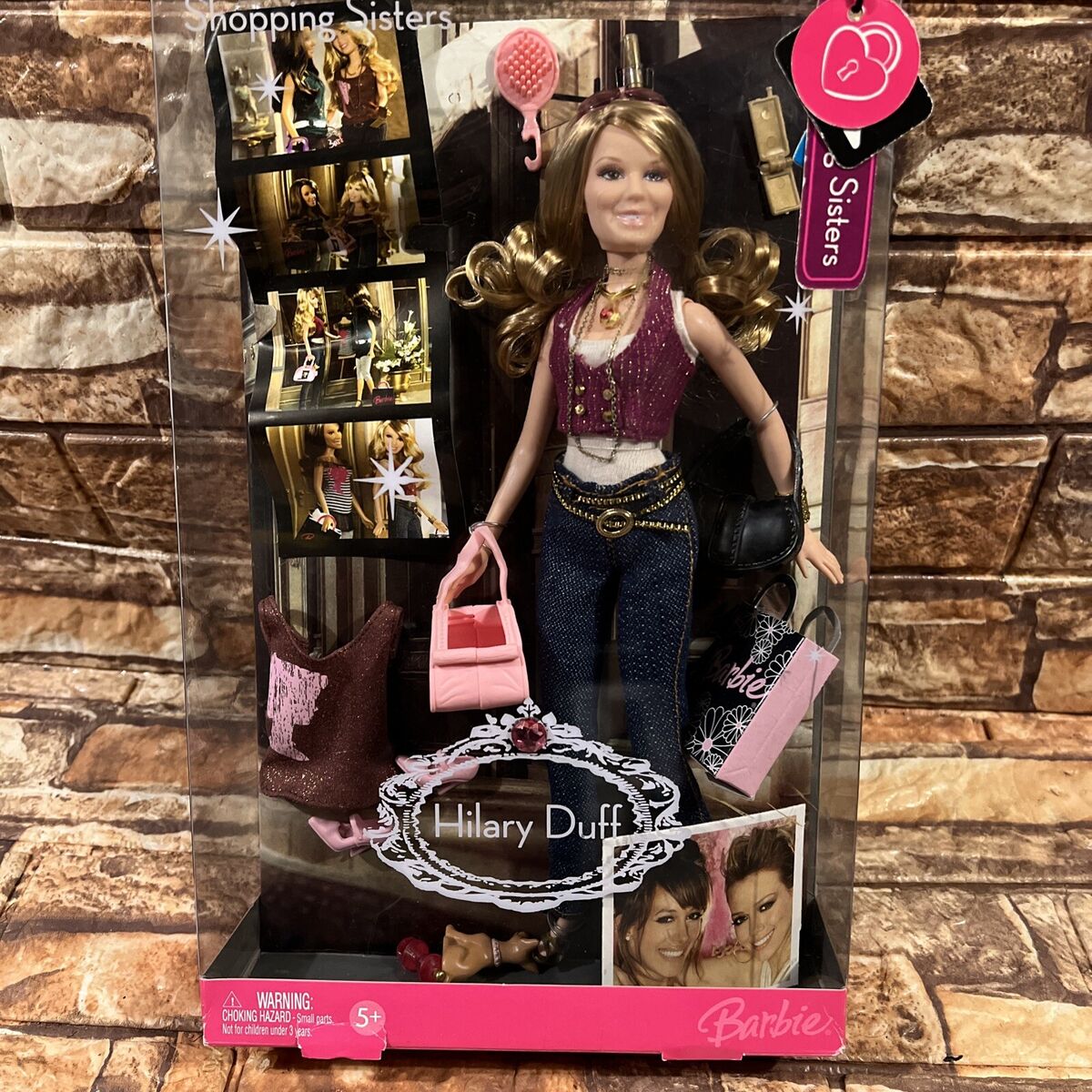 Mattel Hilary Duff Barbie Shopping Sisters Doll 2006 New OB
