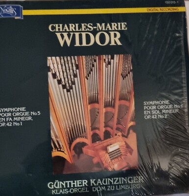 CHARLES-MARIE WIDOR SYMPHONIE POUR ORGUE No 5 EN FA MINEUR, OP. 42 No...