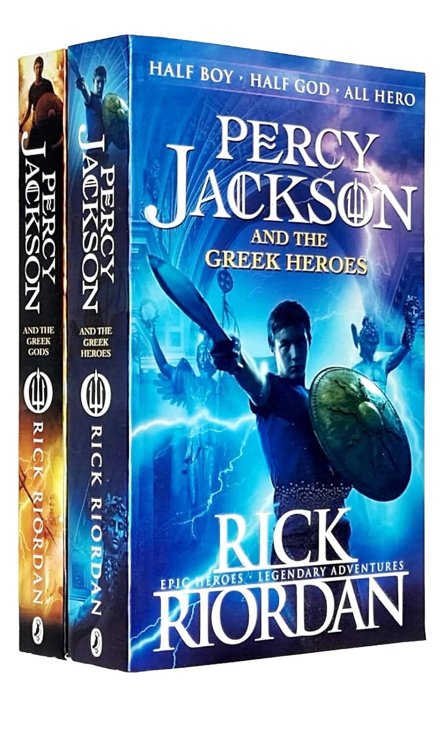 Percy Jackson and the Greek Gods & Percy Jackson's Greek Heroes by Rick Riordan