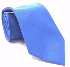  125 Calvin Klein Men S Skinny Solid Blue Neck Tie Classic Silk Necktie 58x3