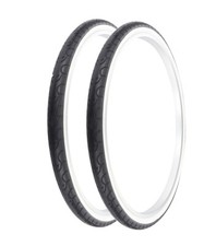 2 - PRO Tires 26" x 1.50" Black/White Sidewall G-5013 Heavy Duty Bicycle Tire