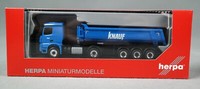 "Herpa 319096 H0,1:87 Mb Arocs Classicspace Carnehl Rundmulden-Sattelzug \"Knauf\""