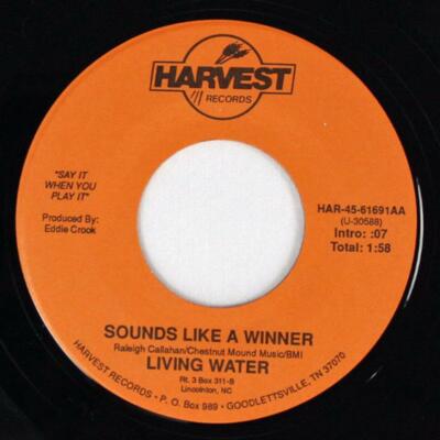 Living Water, Sounds Like a Winner - Same, Harvest Records Har-45-61691