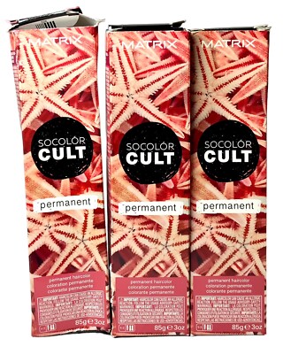 3-Matrix SoColor Cult  Starfish Coral  Permanent Hair Color (3 oz)