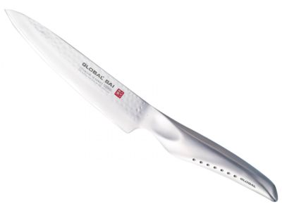 Global SAI-M02 Universalmesser Allzweckmesser Hammerschlag Japan rostfrei 14,5cm