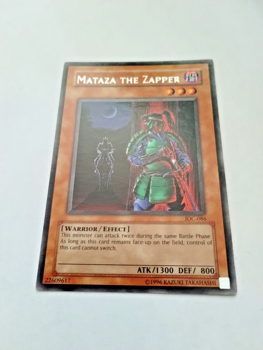 Yu-Gi-Oh! Mataza the Zapper Invasion of Chaos IOC-086 Unlim. Rare