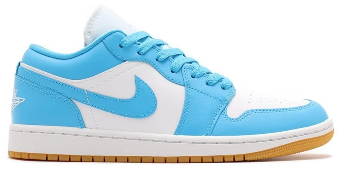Jordan 1 Low Dark Powder Blue Gum W for sale | eBay