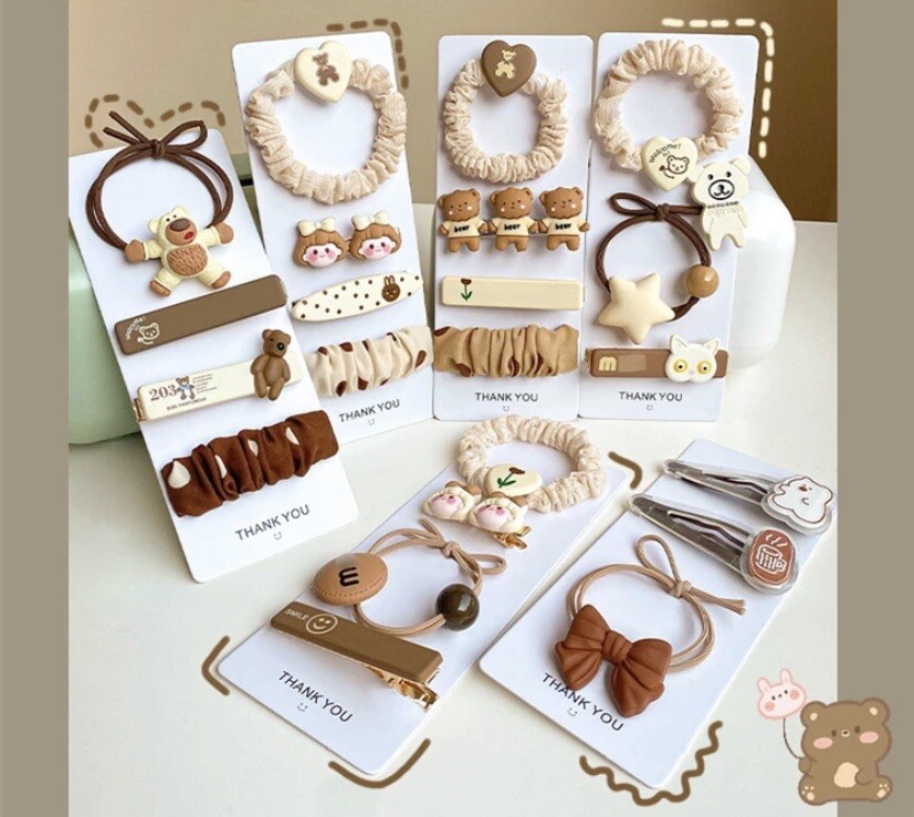 Adorable hair accessories for you or your kids! Hair Clips Set for Girls, Children, Hair Accessories, Hair  main image 4