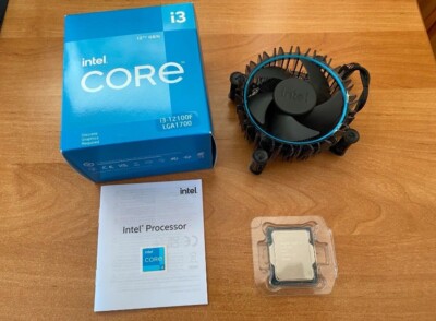 Intel Core i3-12100F Prozessor (4,3 GHz, 4 Kerne, LGA 1700) Box - BX8071512100F