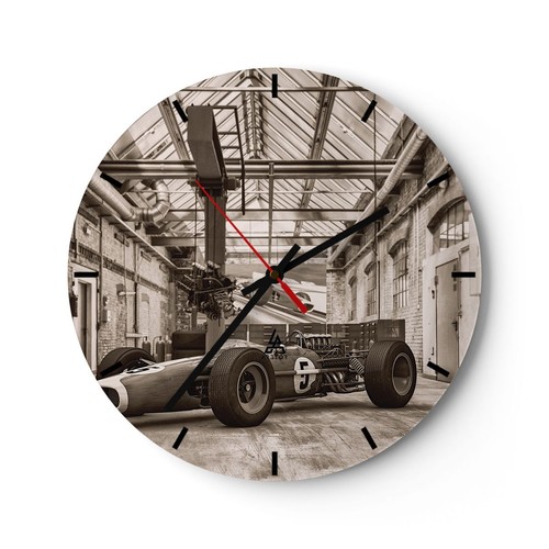 Horloge murale en verre 30x30cm Silencieuse Ancre corde voile mer Wall Horloge murale en verre 30x30cm Silencieuse Ancre corde voile mer Wall