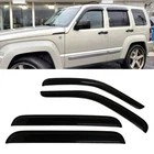 Set of Window Visors Vent Sun Rain Guards Fit Jeep Liberty 2008 2009 2010-2013