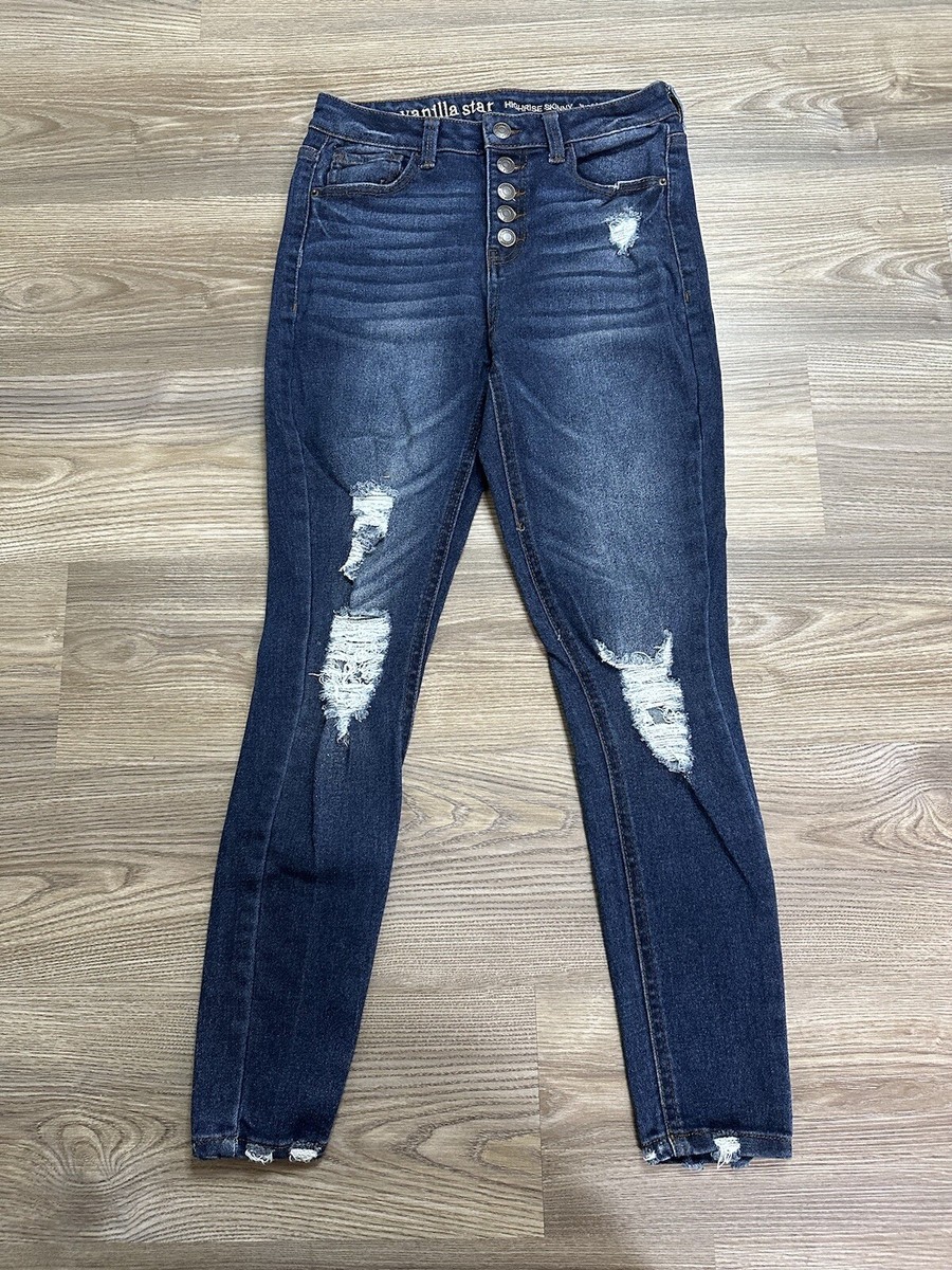 Baggy Jeans Vanilla Star Mid Rise Skinny Vanilla Star Jeans Womens