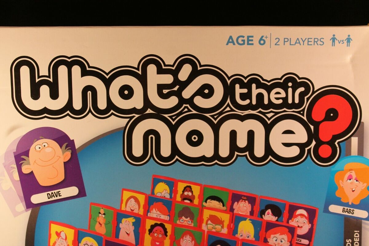 Games Hub “What's Their Name?” 2players Board Game age 6+